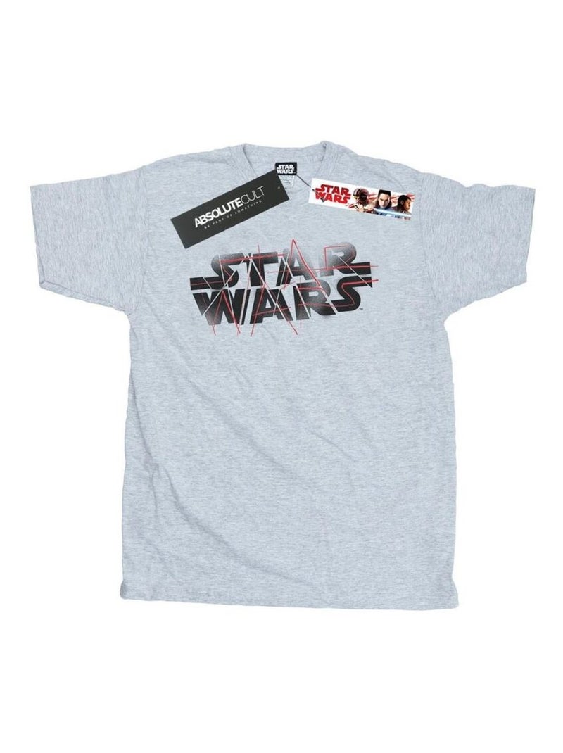 Star Wars - T-shirt THE LAST JEDI Gris chiné - Kiabi