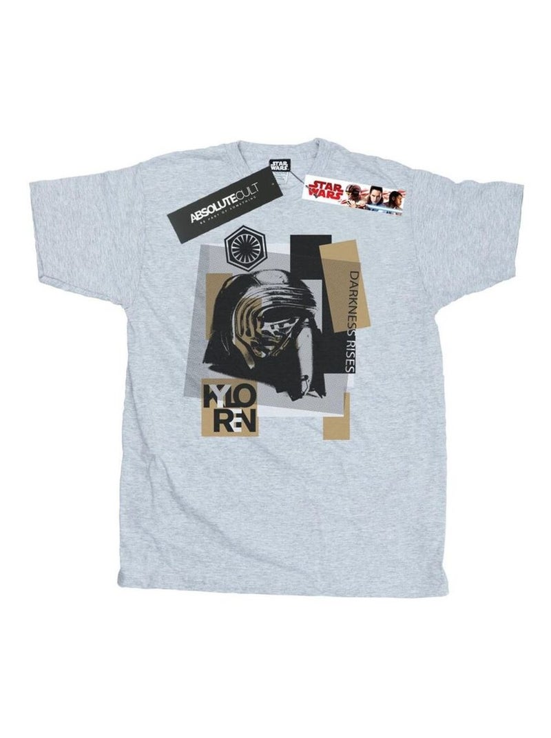 Star Wars - T-shirt THE LAST JEDI Gris chiné - Kiabi