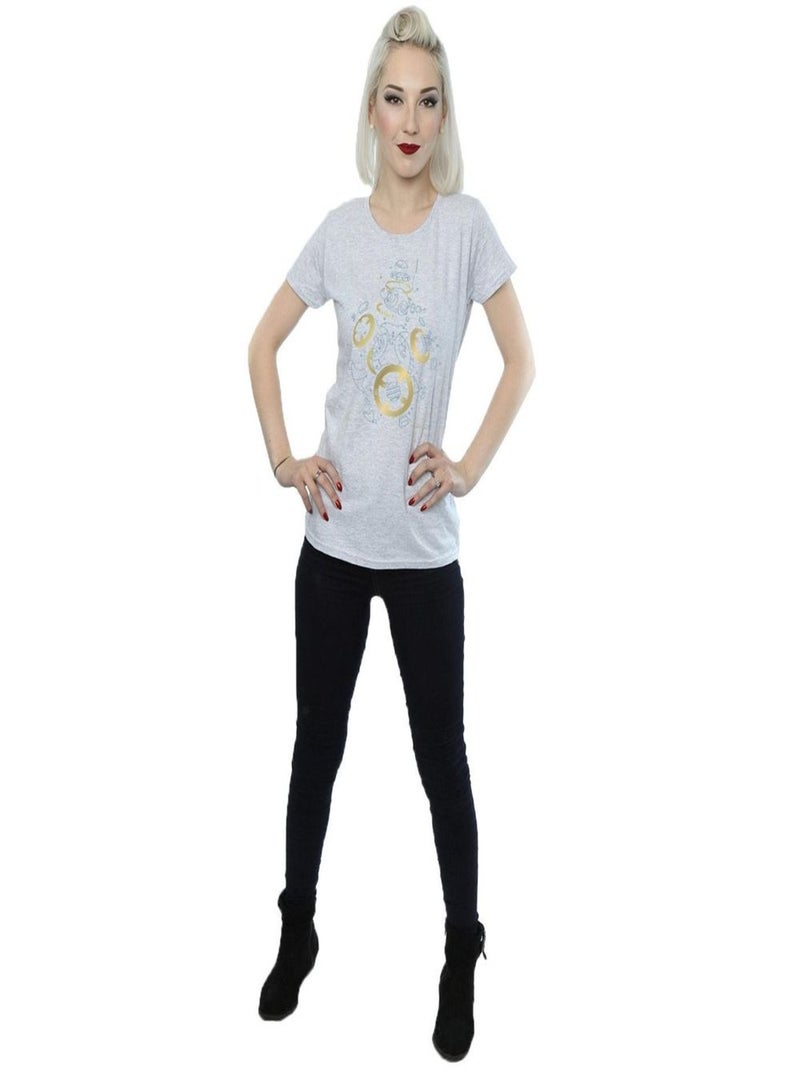 Star Wars - T-shirt THE LAST JEDI Gris chiné - Kiabi