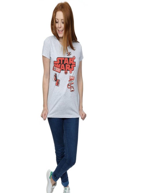 Star Wars - T-shirt THE LAST JEDI - Kiabi Star Wars - T-shirt THE LAST JEDI - Kiabi