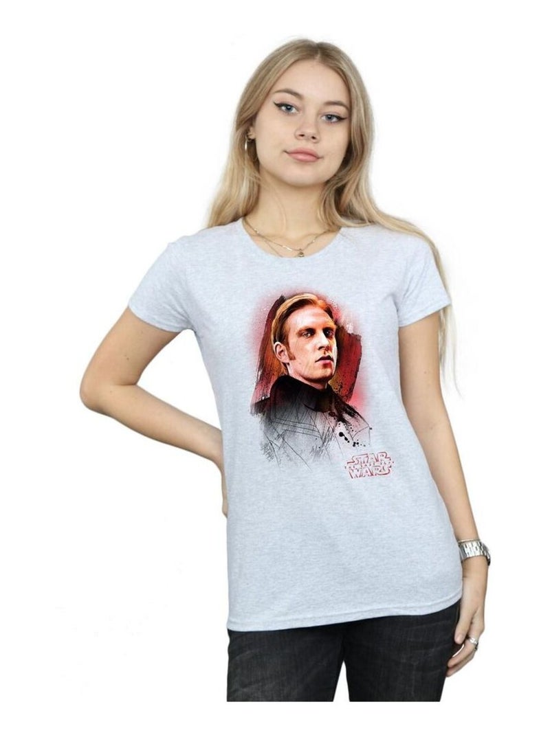 Star Wars - T-shirt THE LAST JEDI Gris chiné - Kiabi