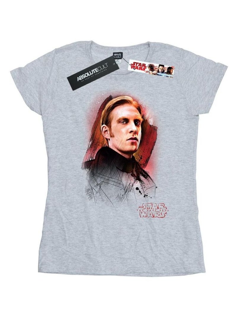 Star Wars - T-shirt THE LAST JEDI Gris chiné - Kiabi