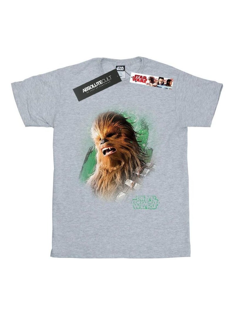 Star Wars - T-shirt THE LAST JEDI Gris chiné - Kiabi