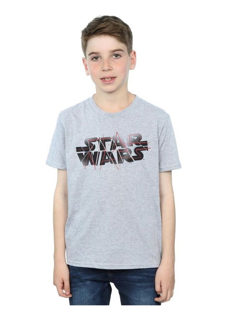 Star Wars - T-shirt THE LAST JEDI Gris chiné - Kiabi