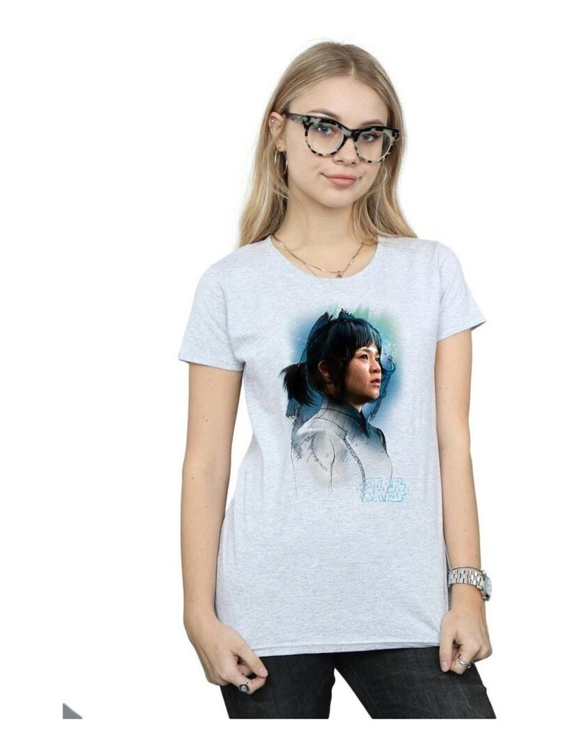 Star Wars - T-shirt THE LAST JEDI Gris chiné - Kiabi