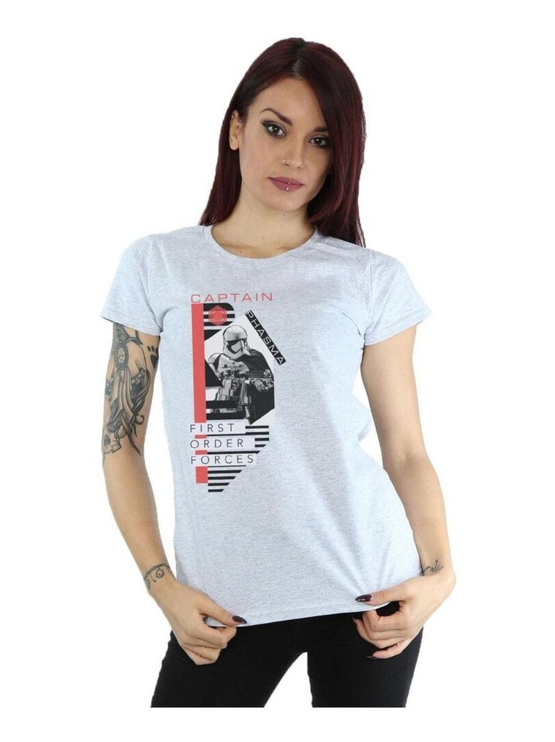 Star Wars - T-shirt THE LAST JEDI Gris chiné - Kiabi