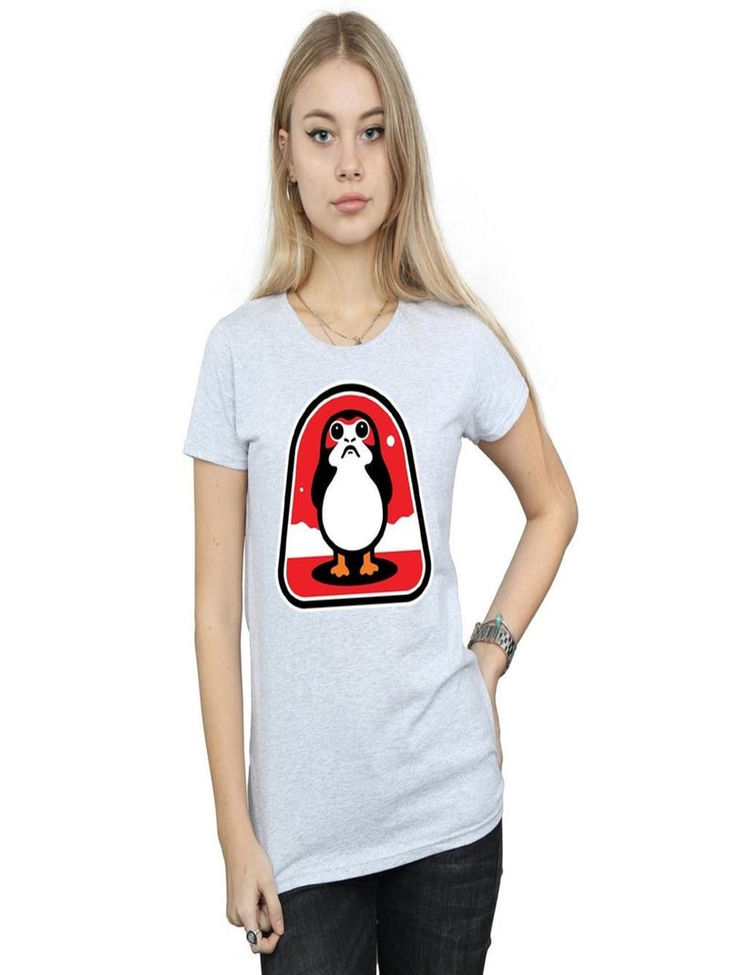 Star Wars - T-shirt THE LAST JEDI Gris chiné - Kiabi