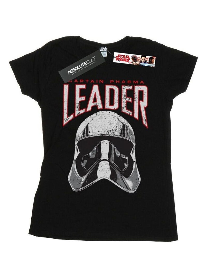 Star Wars - T-shirt THE LAST JEDI LEADER Noir - Kiabi