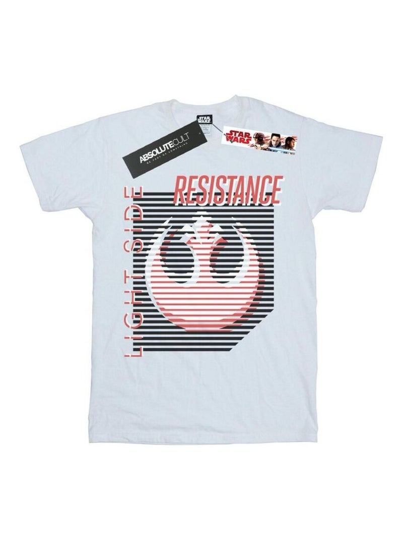 Star Wars - T-shirt THE LAST JEDI LIGHT SIDE Blanc - Kiabi