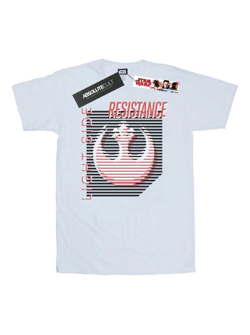 Star Wars - T-shirt THE LAST JEDI LIGHT SIDE Blanc - Kiabi