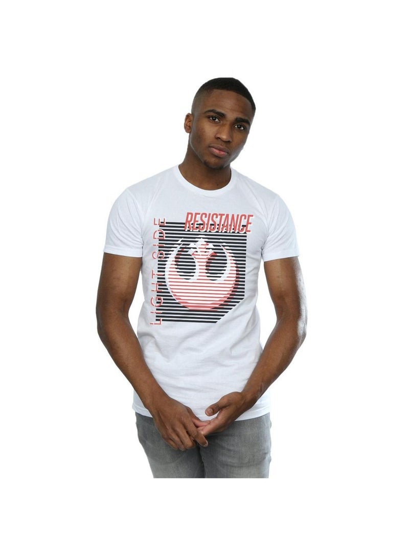 Star Wars - T-shirt THE LAST JEDI LIGHT SIDE Blanc - Kiabi