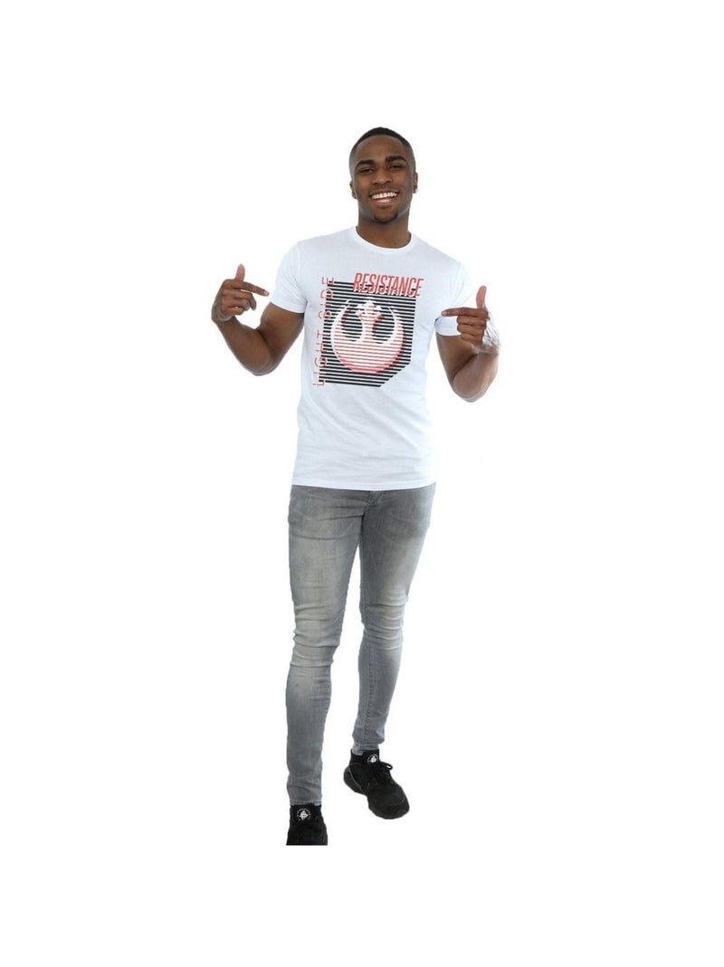 Star Wars - T-shirt THE LAST JEDI LIGHT SIDE Blanc - Kiabi