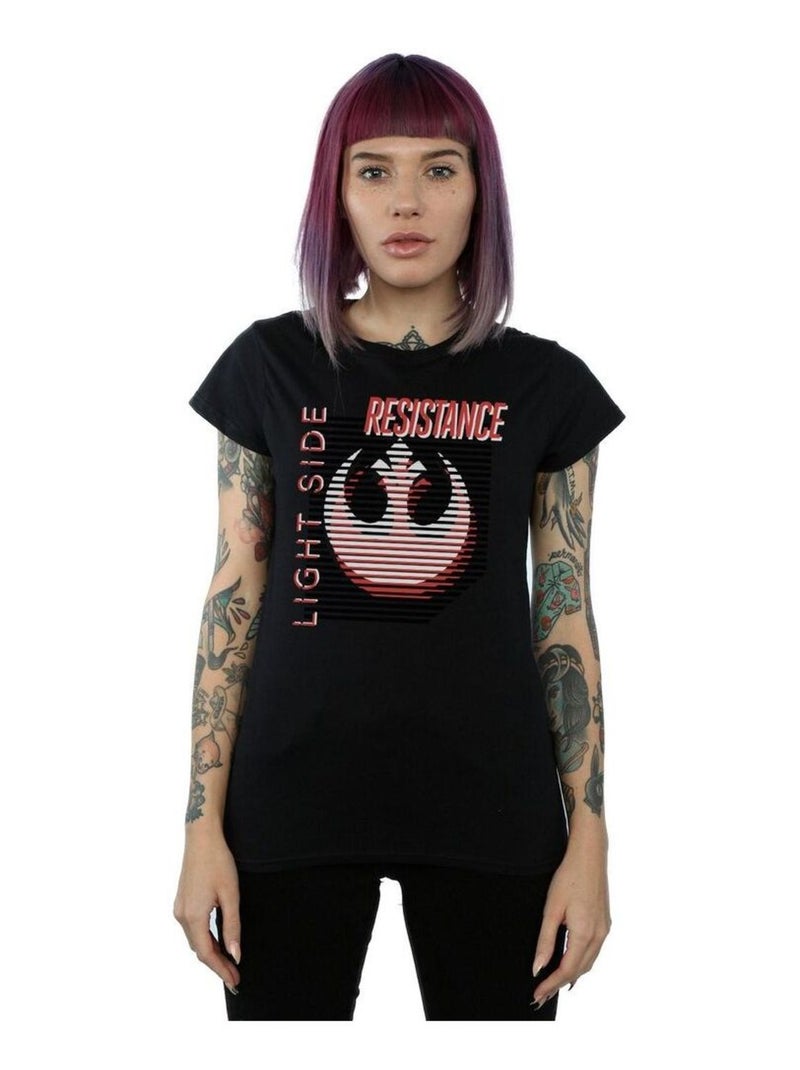 Star Wars - T-shirt THE LAST JEDI LIGHT SIDE Noir - Kiabi