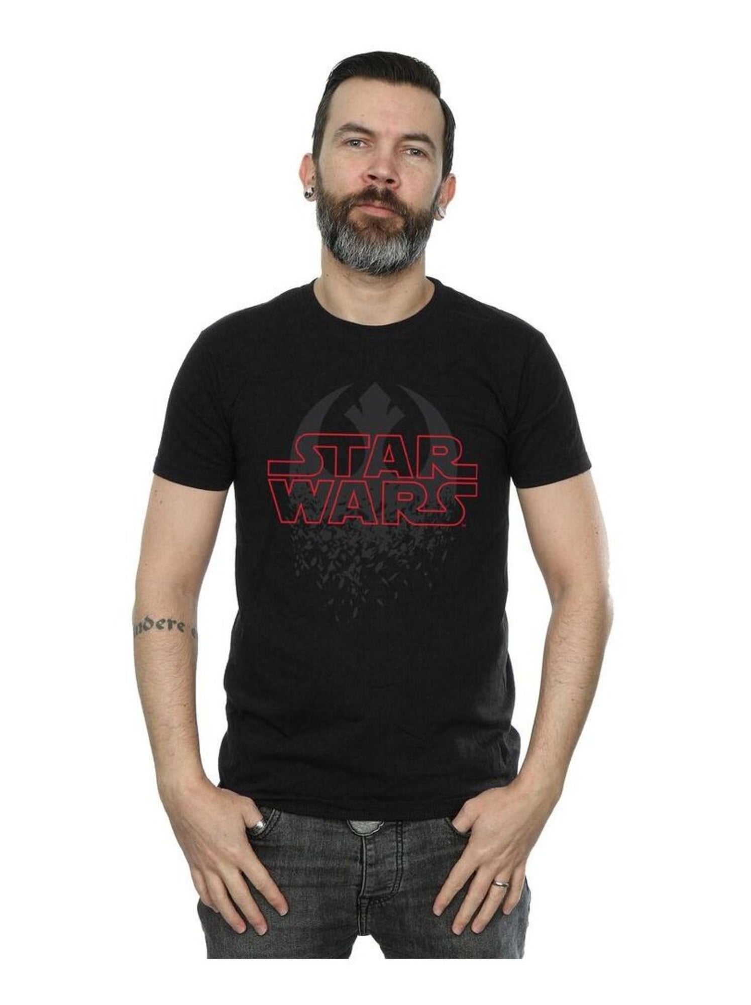 T-shirt Next Star Wars Garçon - Noir - Manches Longues - Taille 12 Ans