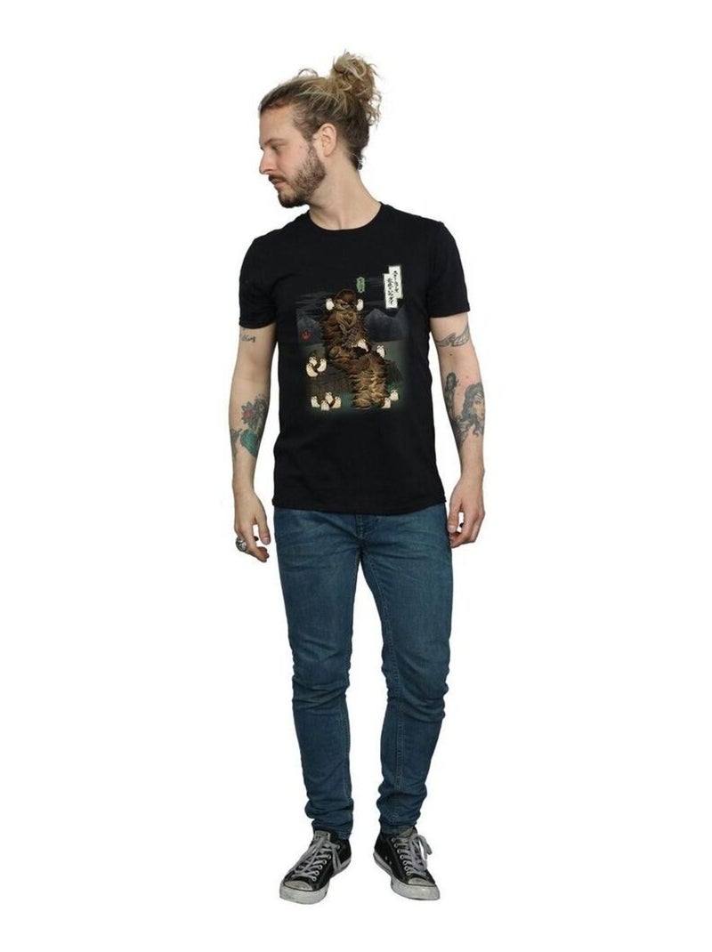 Star Wars - T-shirt THE LAST JEDI Noir - Kiabi