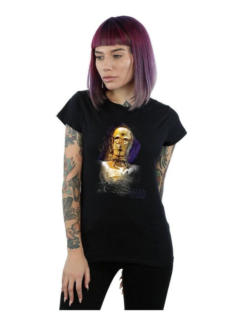 Star Wars - T-shirt THE LAST JEDI Noir - Kiabi
