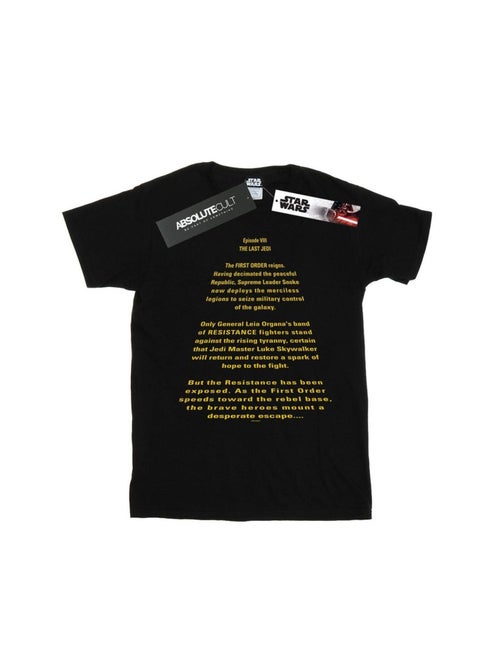 Star Wars - T-shirt THE LAST JEDI OPENING CRAWL - Kiabi Star Wars - T-shirt THE LAST JEDI OPENING CRAWL - Kiabi