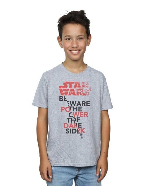 Star Wars - T-shirt THE LAST JEDI POWER OF THE DARK SIDE - Kiabi