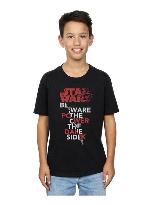 Star Wars - T-shirt THE LAST JEDI POWER OF THE DARK SIDE - Kiabi