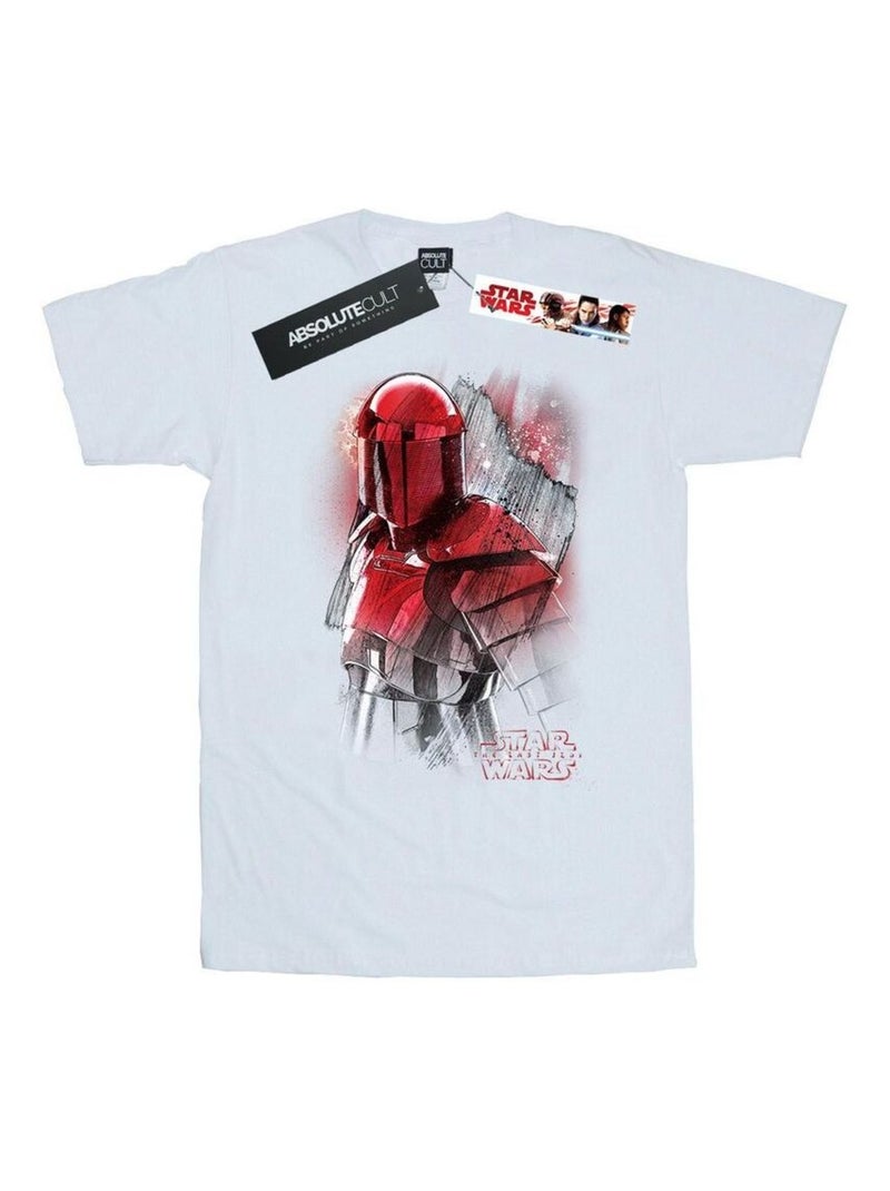 Star Wars - T-shirt THE LAST JEDI PRAETORIAN GUARD Blanc - Kiabi