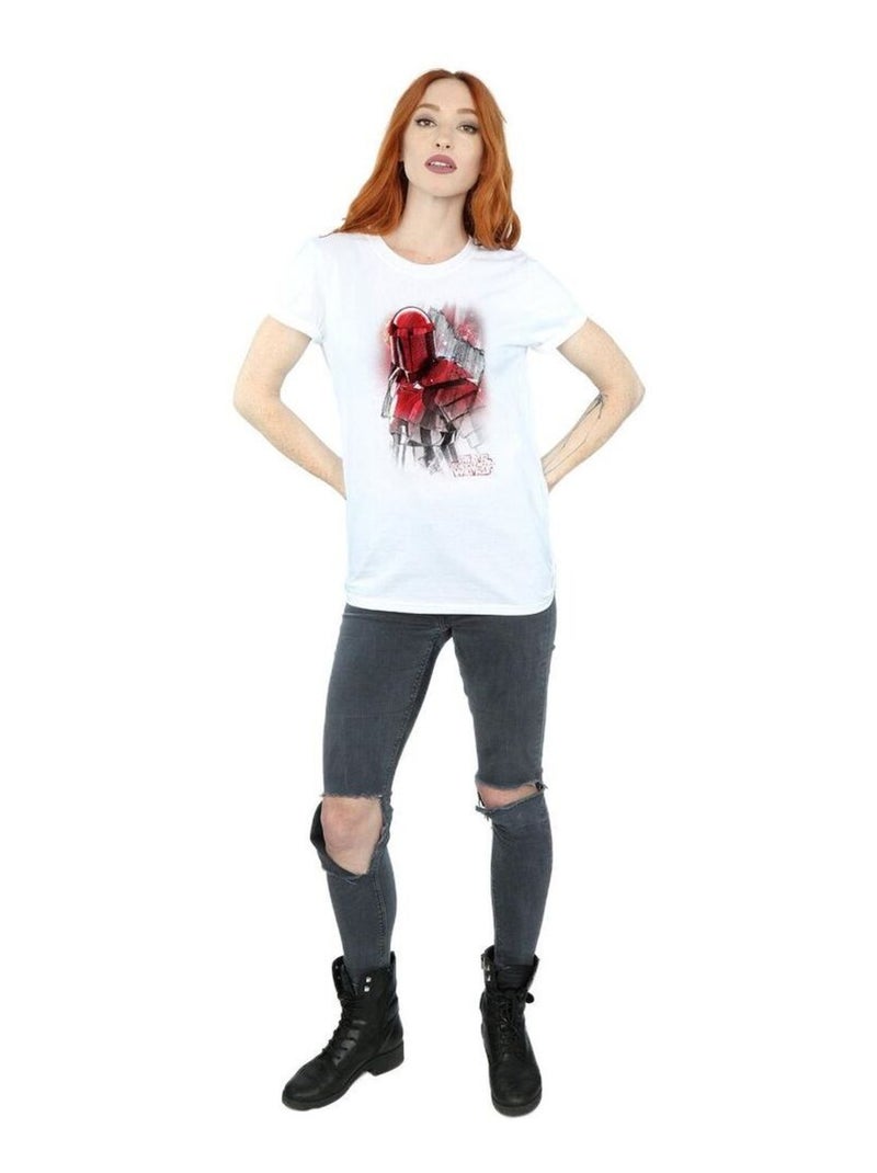 Star Wars - T-shirt THE LAST JEDI PRAETORIAN GUARD Blanc - Kiabi