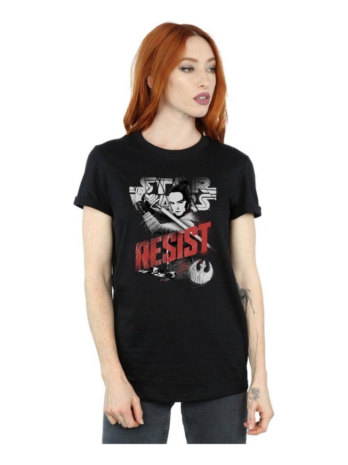 Star Wars - T-shirt THE LAST JEDI RESIST - Kiabi