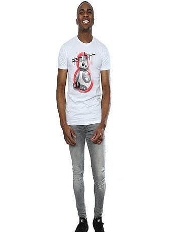 Star Wars - T-shirt THE LAST JEDI ROLL WITH IT