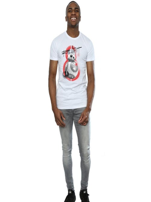 Star Wars - T-shirt THE LAST JEDI ROLL WITH IT - Kiabi