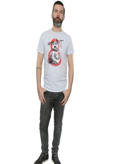 Star Wars - T-shirt THE LAST JEDI ROLL WITH IT - Kiabi