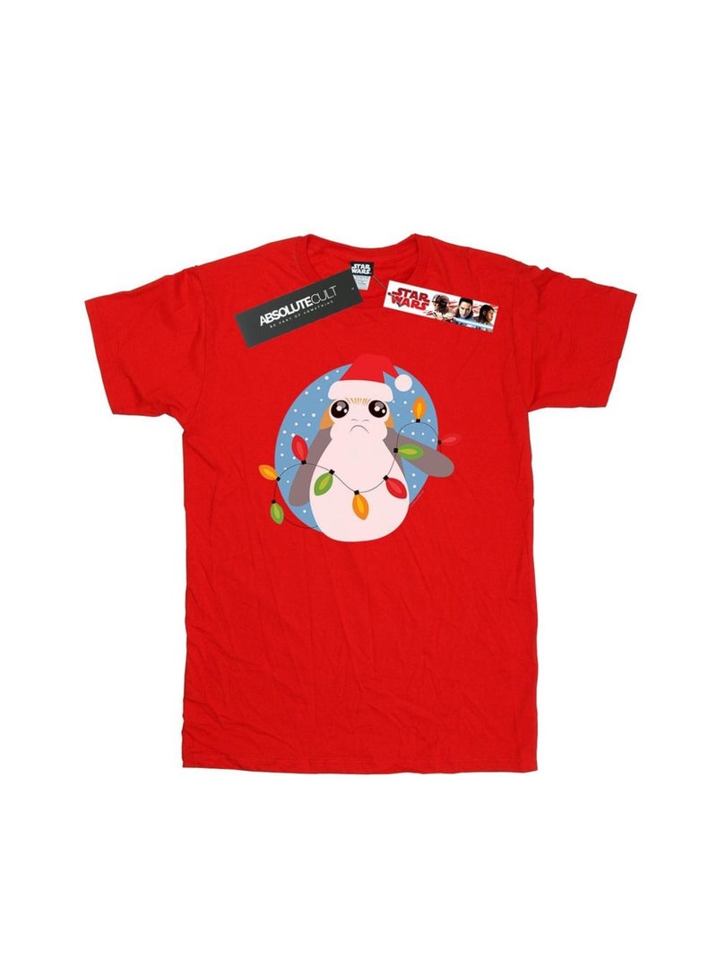 Star Wars - T-shirt THE LAST JEDI Rouge - Kiabi