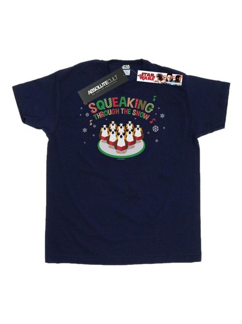 Star Wars - T-shirt THE LAST JEDI SQUEAKING ROLLING THROUGH THE SNOW - Kiabi