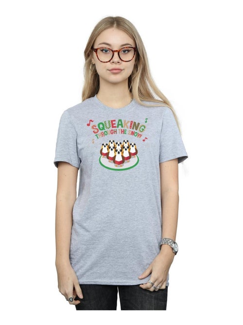 Star Wars - T-shirt THE LAST JEDI SQUEAKING ROLLING THROUGH THE SNOW - Kiabi