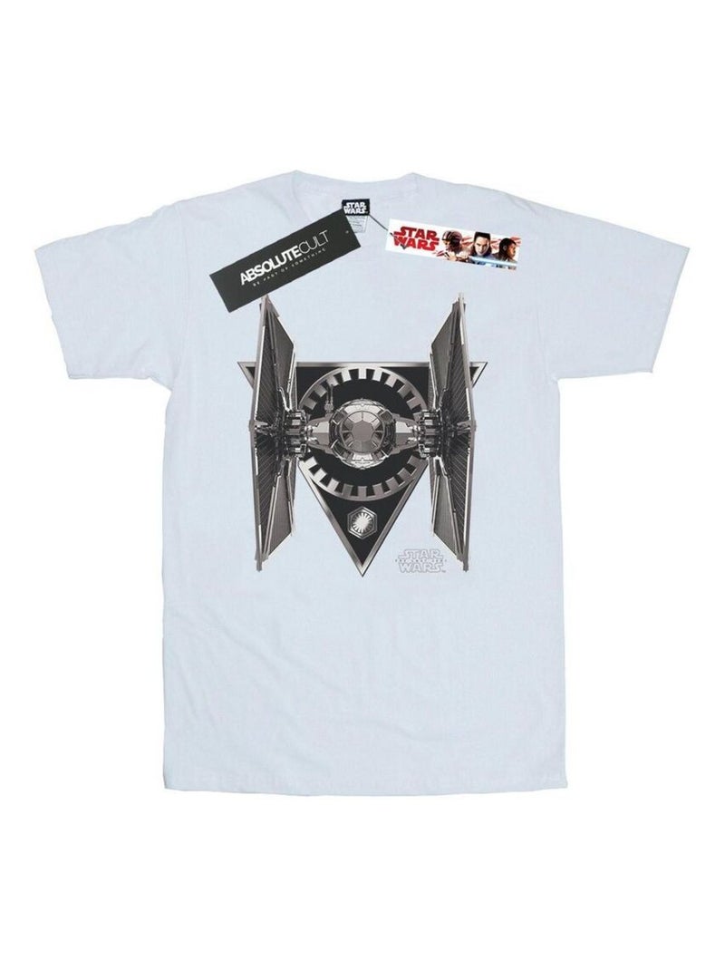 Star Wars - T-shirt THE LAST JEDI TIE FIGHTER Blanc - Kiabi