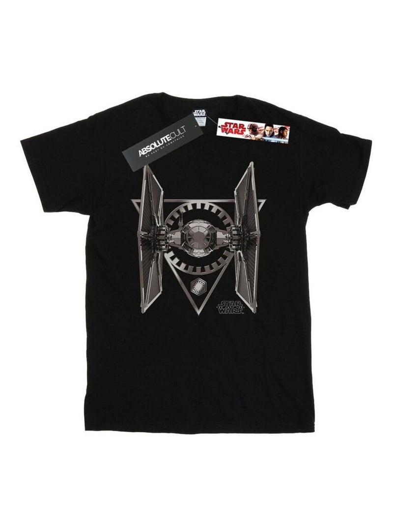Star Wars - T-shirt THE LAST JEDI TIE FIGHTER Noir - Kiabi