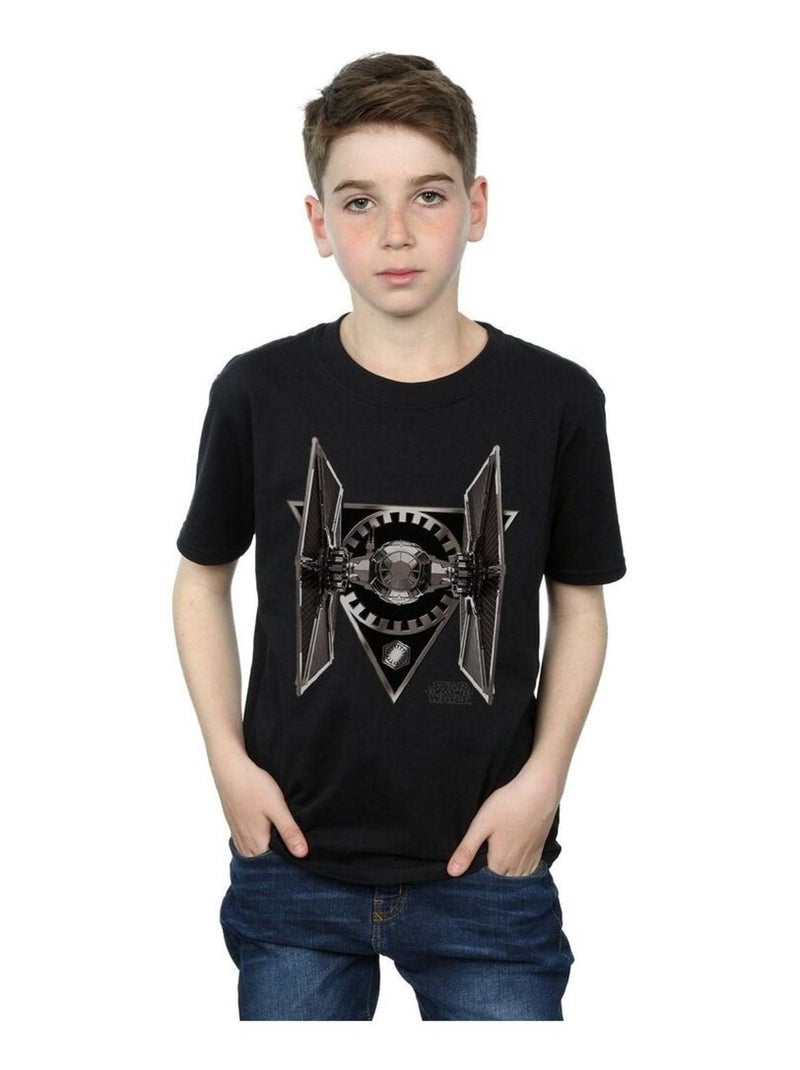 Star Wars - T-shirt THE LAST JEDI TIE FIGHTER Noir - Kiabi