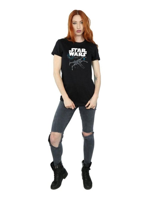 Star Wars - T-shirt THE LAST JEDI X-WING - Kiabi Star Wars - T-shirt THE LAST JEDI X-WING - Kiabi