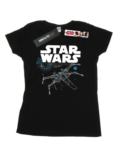 Star Wars - T-shirt THE LAST JEDI X-WING - Kiabi Star Wars - T-shirt THE LAST JEDI X-WING - Kiabi