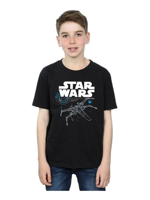 Star Wars - T-shirt THE LAST JEDI X-WING - Kiabi