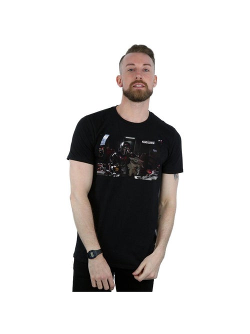 Star Wars - T-shirt THE MANDALORIAN AND CO-PILOT - Kiabi Star Wars - T-shirt THE MANDALORIAN AND CO-PILOT - Kiabi