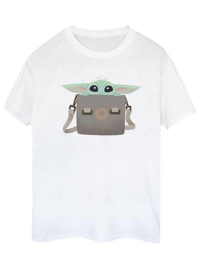 Star Wars - T-shirt THE MANDALORIAN Blanc - Kiabi