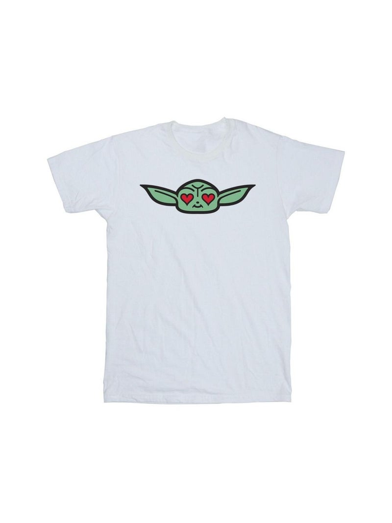 Star Wars - T-shirt THE MANDALORIAN Blanc - Kiabi
