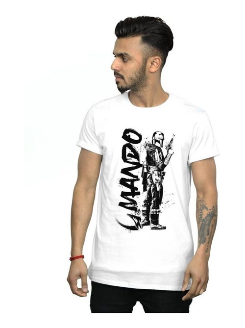 Star Wars - T-shirt THE MANDALORIAN - Kiabi Star Wars - T-shirt THE MANDALORIAN - Kiabi