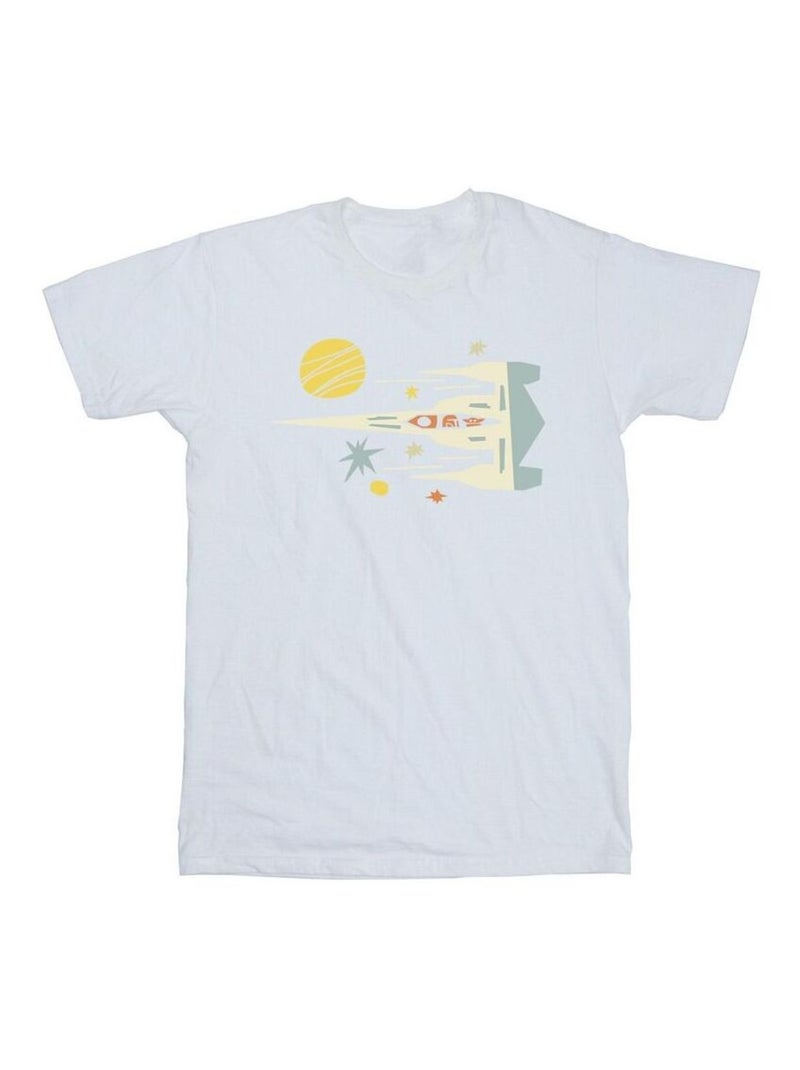Star Wars - T-shirt THE MANDALORIAN Blanc - Kiabi