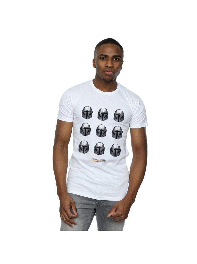 Star Wars - T-shirt THE MANDALORIAN Blanc - Kiabi