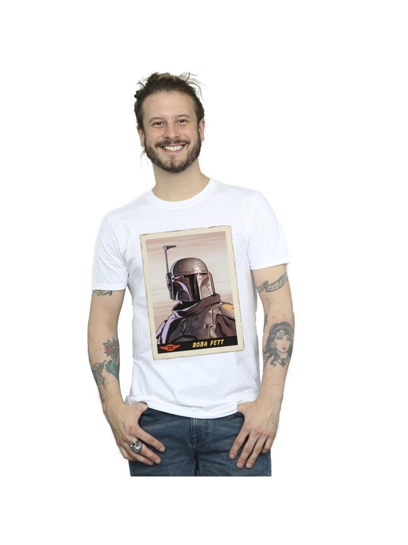 Star Wars - T-shirt THE MANDALORIAN Blanc - Kiabi