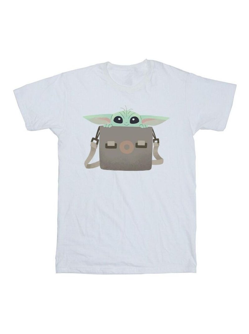 Star Wars - T-shirt THE MANDALORIAN Blanc - Kiabi