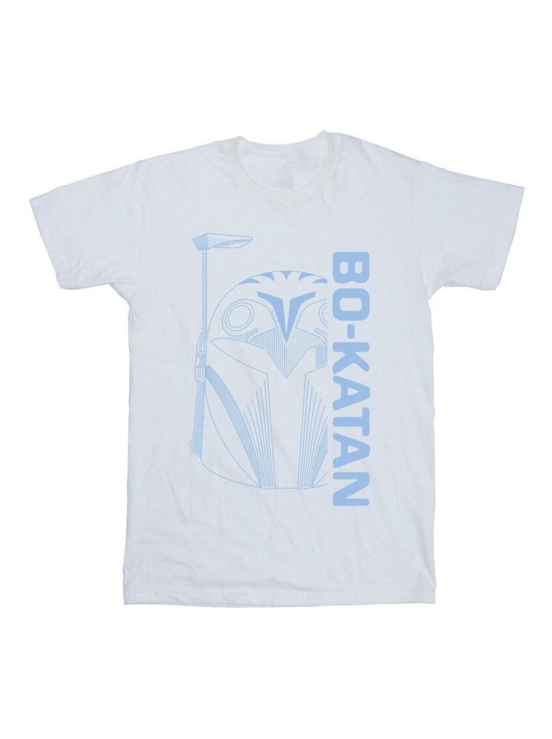 Star Wars - T-shirt THE MANDALORIAN Blanc - Kiabi