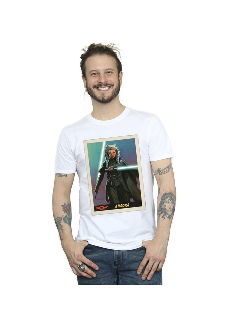 Star Wars - T-shirt THE MANDALORIAN Blanc - Kiabi