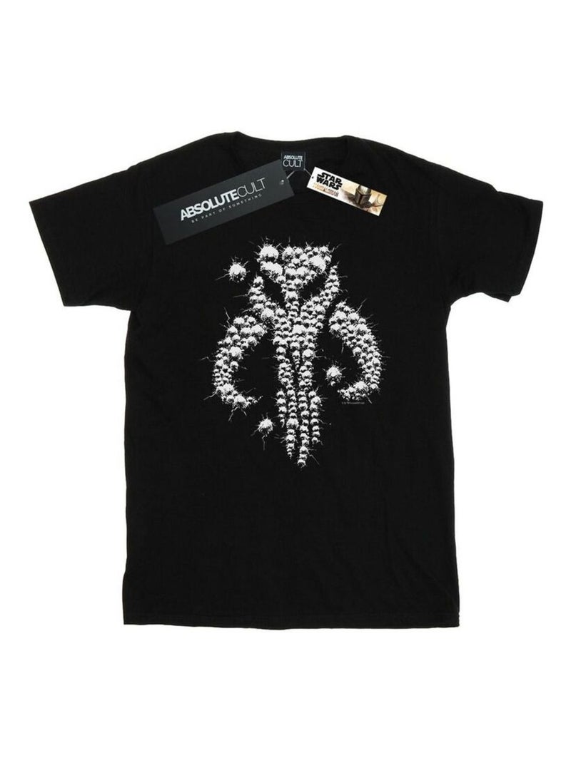 Star Wars - T-shirt THE MANDALORIAN BLASTER Noir - Kiabi