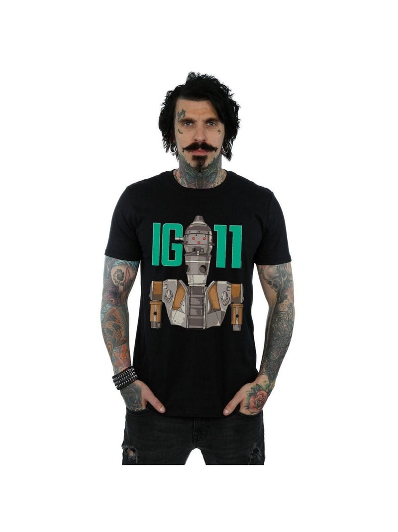 Star Wars - T-shirt THE MANDALORIAN BOUNTY HUNTER Noir - Kiabi